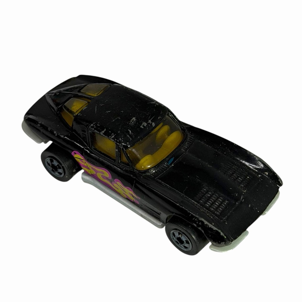 1979 Hot Wheels '63 Chevy‎ Corvette Stingray Split Window Black Diecast - Picture 3 of 13